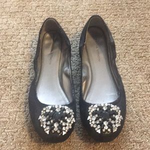 Adrienne Vittadini Black flats